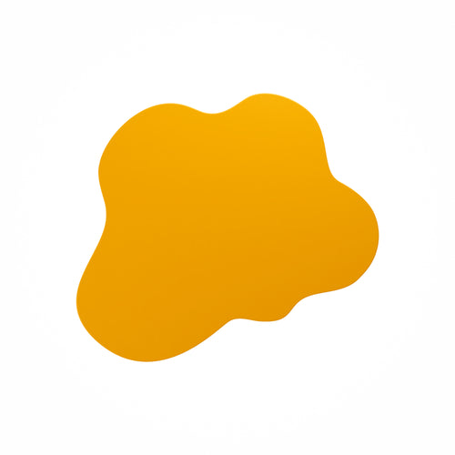 Grande table basse, jaune, en acier - Cloud 70's SIRATI